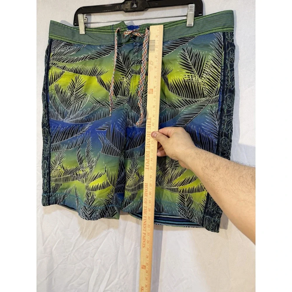 Robert Graham Drawstring Board Shorts Mens‎ 38 Surf Swim Trunks Hawaiian